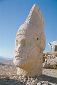 Nemrut Dagi Milli Parki, the tomb of King  Antiochos I, west terrace, statue of Apollo